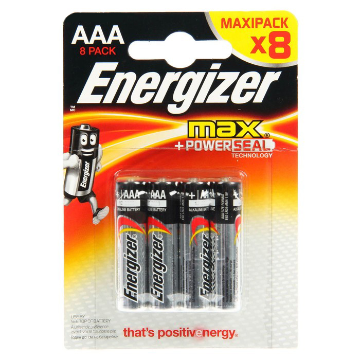 Energizer | ААA LR03-8BL | Батарейка Energizer Max 8 шт. ЦЕНА за 8 шт. | 1