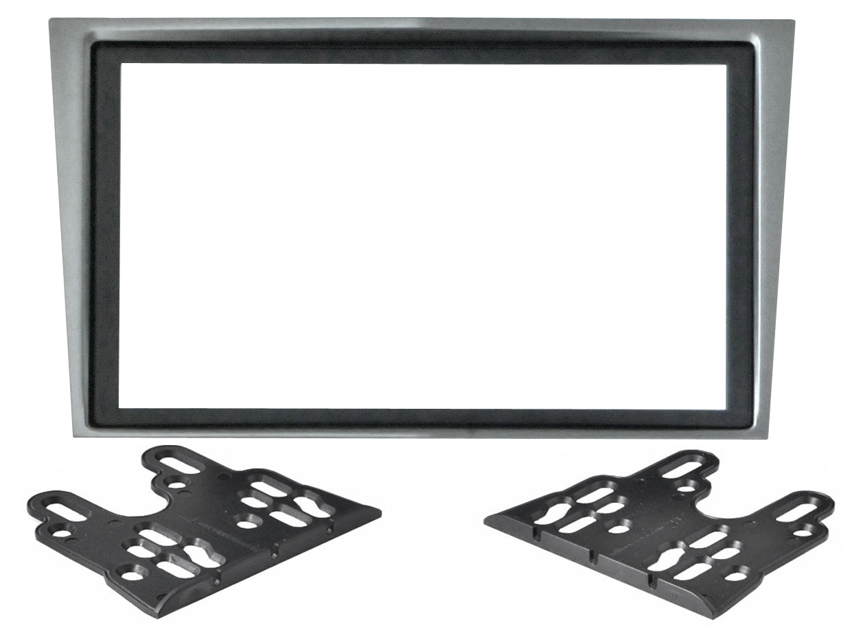 Incar | ROP-N17 | Рамка магнитолы 2 Din Opel  Astra H 04-08 Silver | превью 2