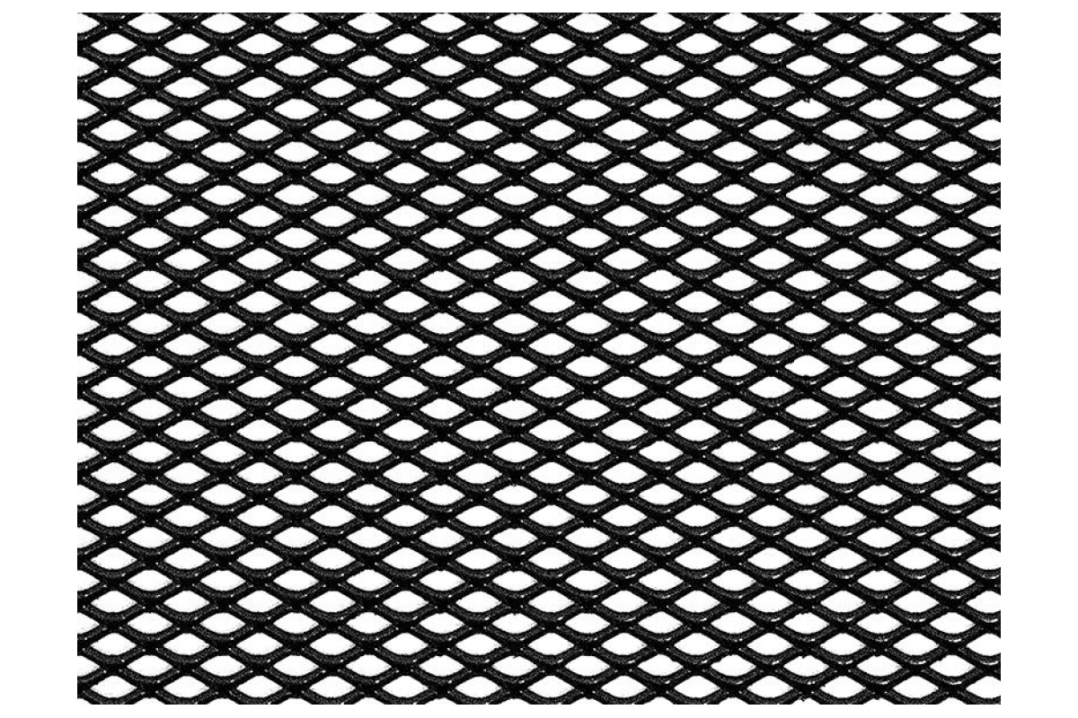 DolleX | DKS-133 | Металлическая сетка декоративная 120 х 30 см, черная, ячейки  6 х 3,5мм| превью 2