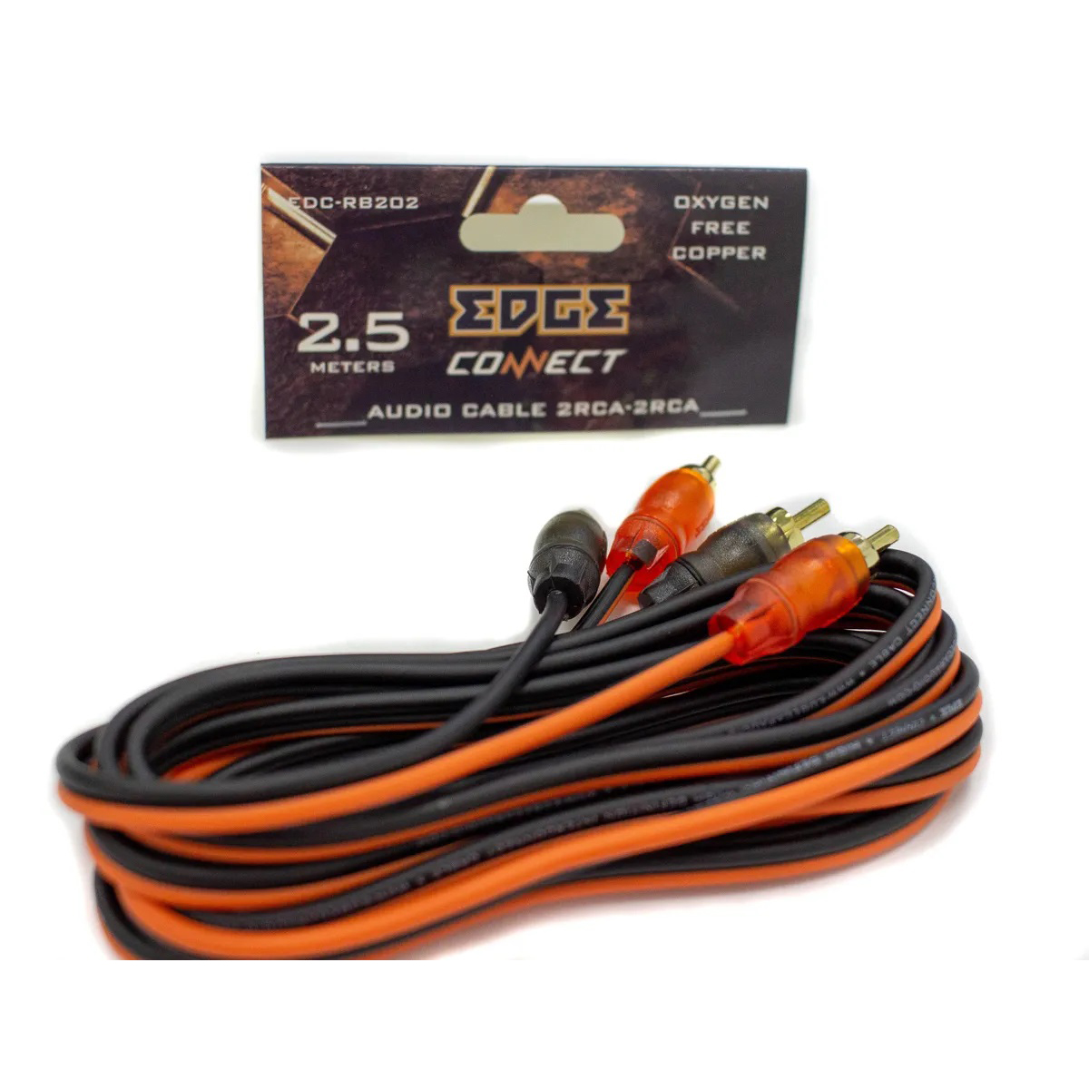 EDGE | EDC-RB202 | RCA-кабель 2.5 метра, 2 канала | превью 1