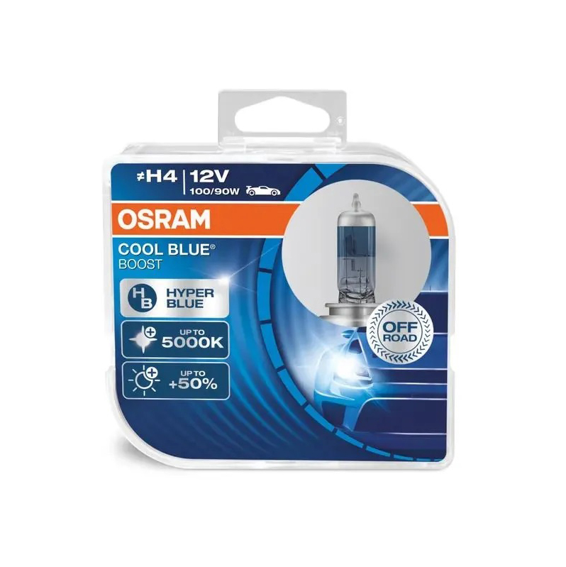 OSRAM | H4 62193 CBB DUOBOX  | Лампа H4 COOL BLUE BOOST 5500K 12V 100/90W - комплект 2шт. | превью 1