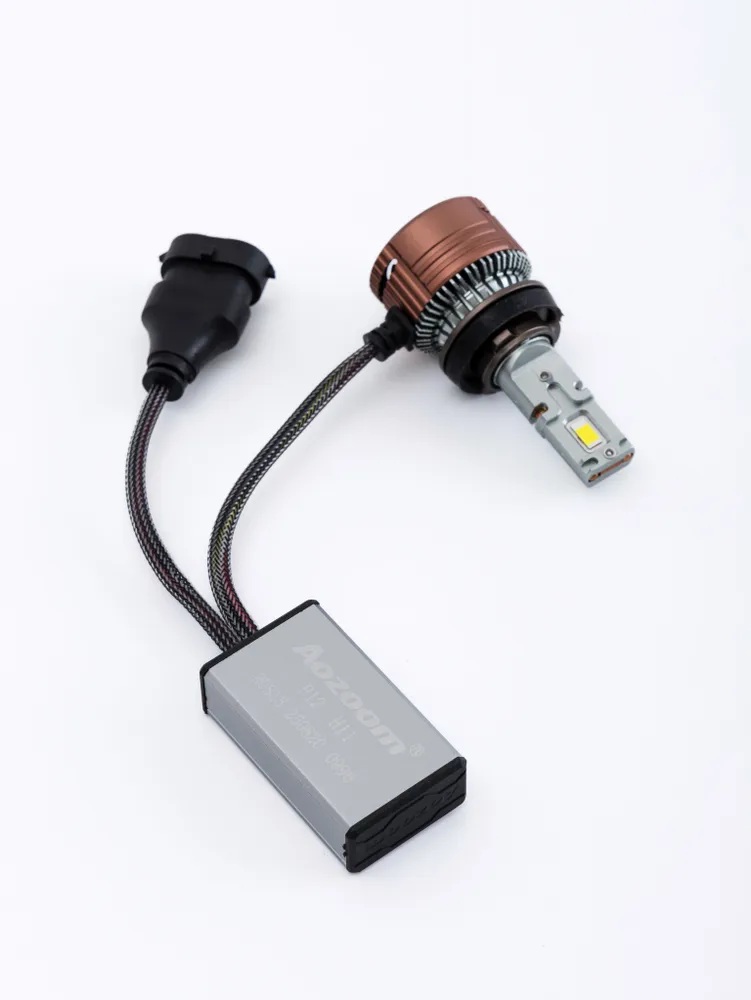AOZOOM | P12 H11 |  с вентилятором , 5500K , 12V, 75 Вт, 6000 Lm  комплект 2 шт. | 4