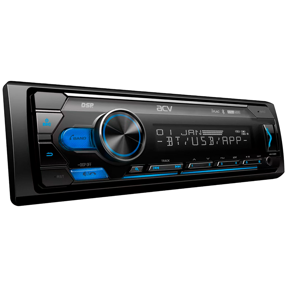 ACV | ADX-905BM DSP | 1din/мультицвет/FM/MP3/USB/BT/SD/FM/4*50 | превью 1