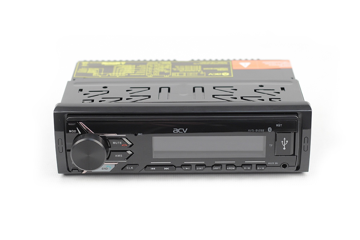 ACV | AVS-812BB | 1din/голубая/Bluetooth/USB/AUX/SD/FM/4*50 | превью 2
