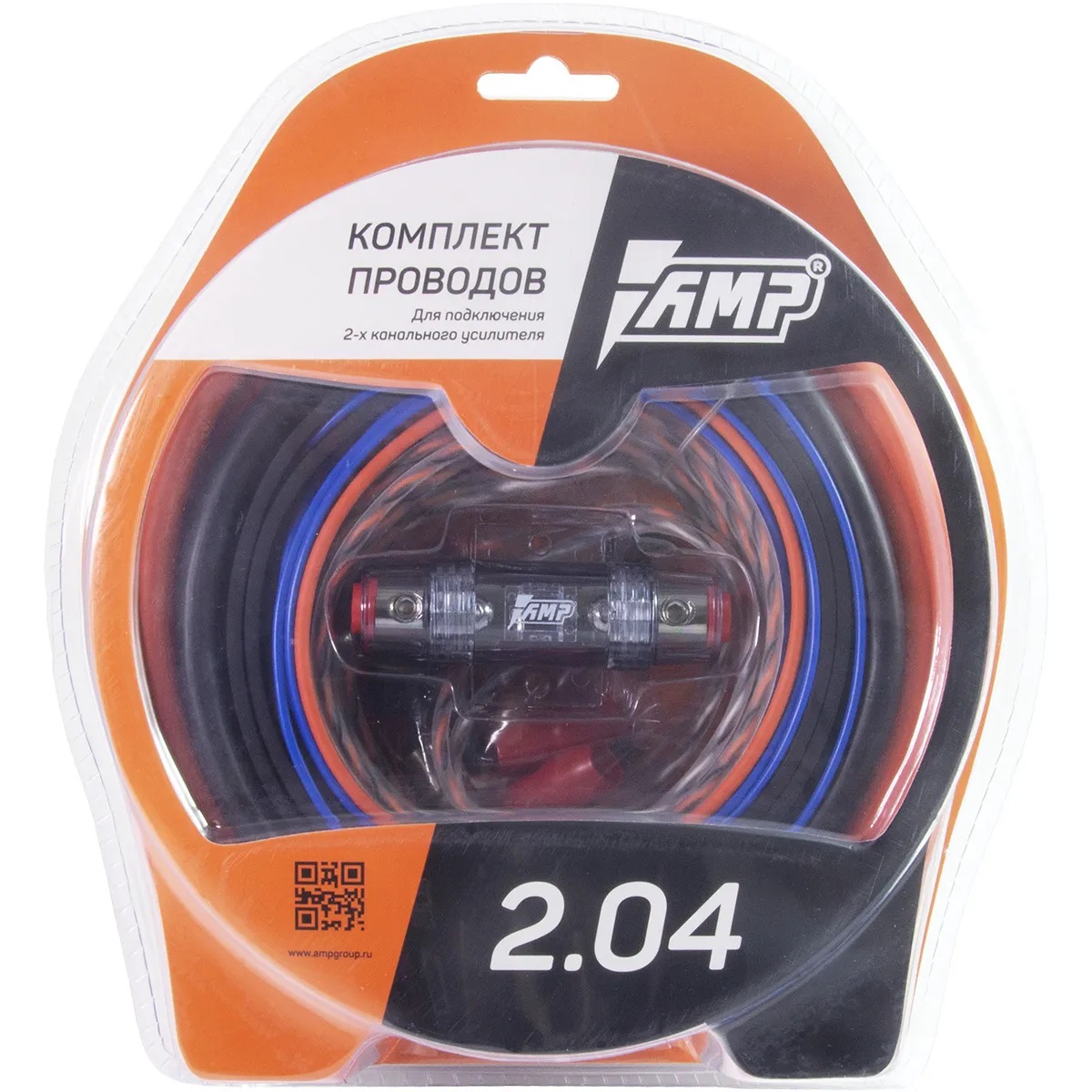 AMP | 2.04 CCA | для 2-х кан. усилителя, сил. каб. 4Ga, Mini ANL 80A | превью 1