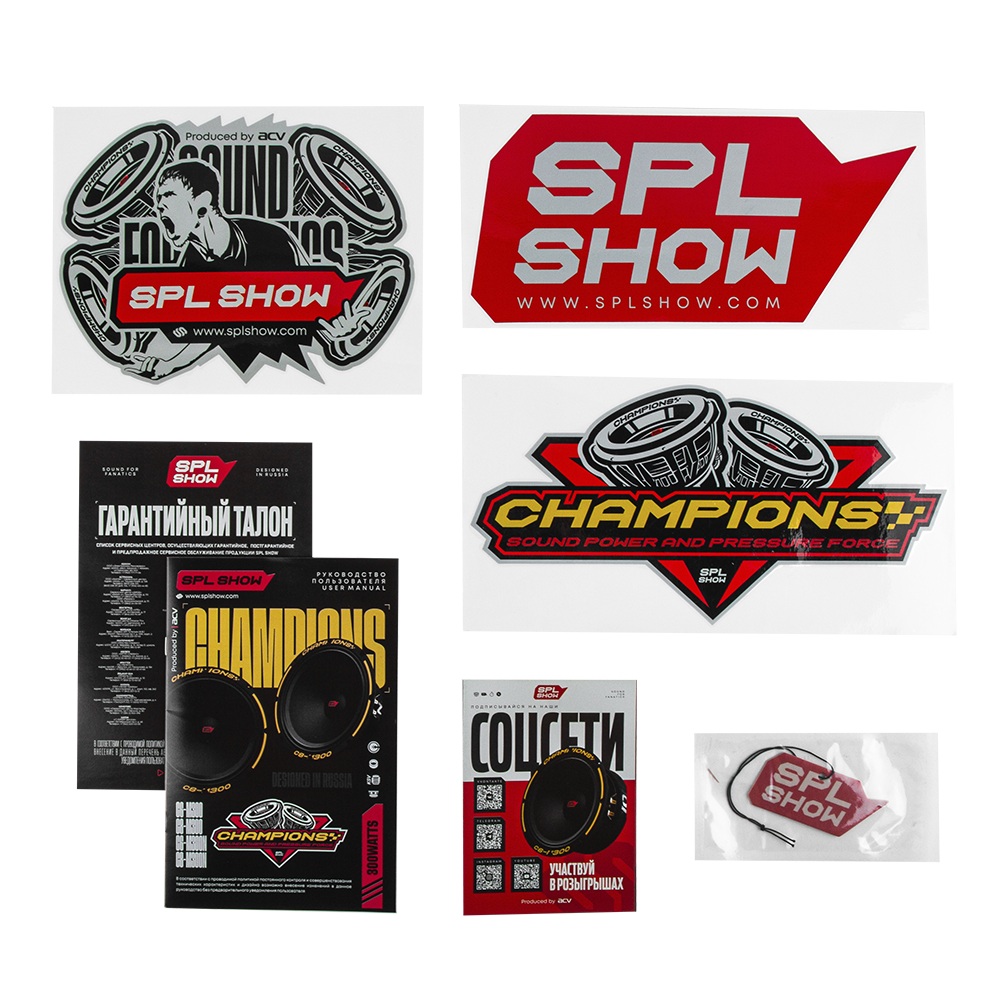 ACV | SPL SHOW CHAMPIONS C8-M300 | СЧ 8" /RMS=300W/4Om. | 6