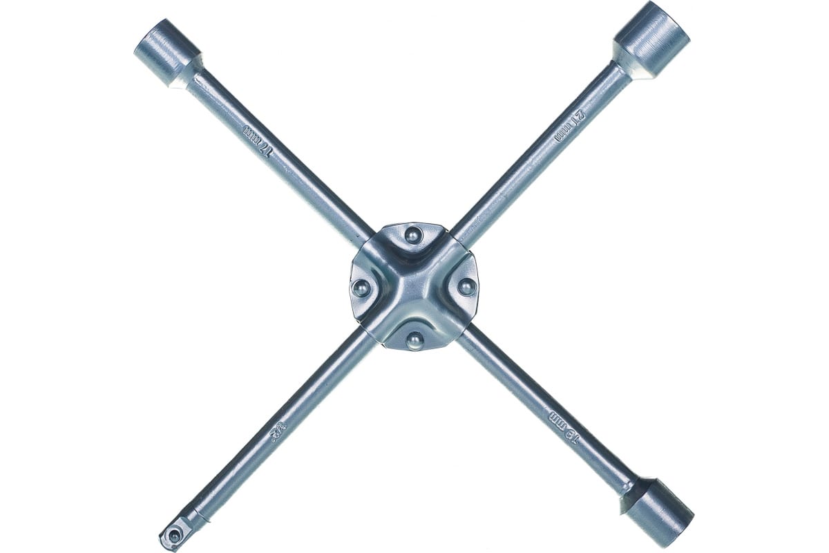 DolleX | KBX-113 | Ключ баллонный крестовой 17х19х21х1/2' усиленный| превью 1