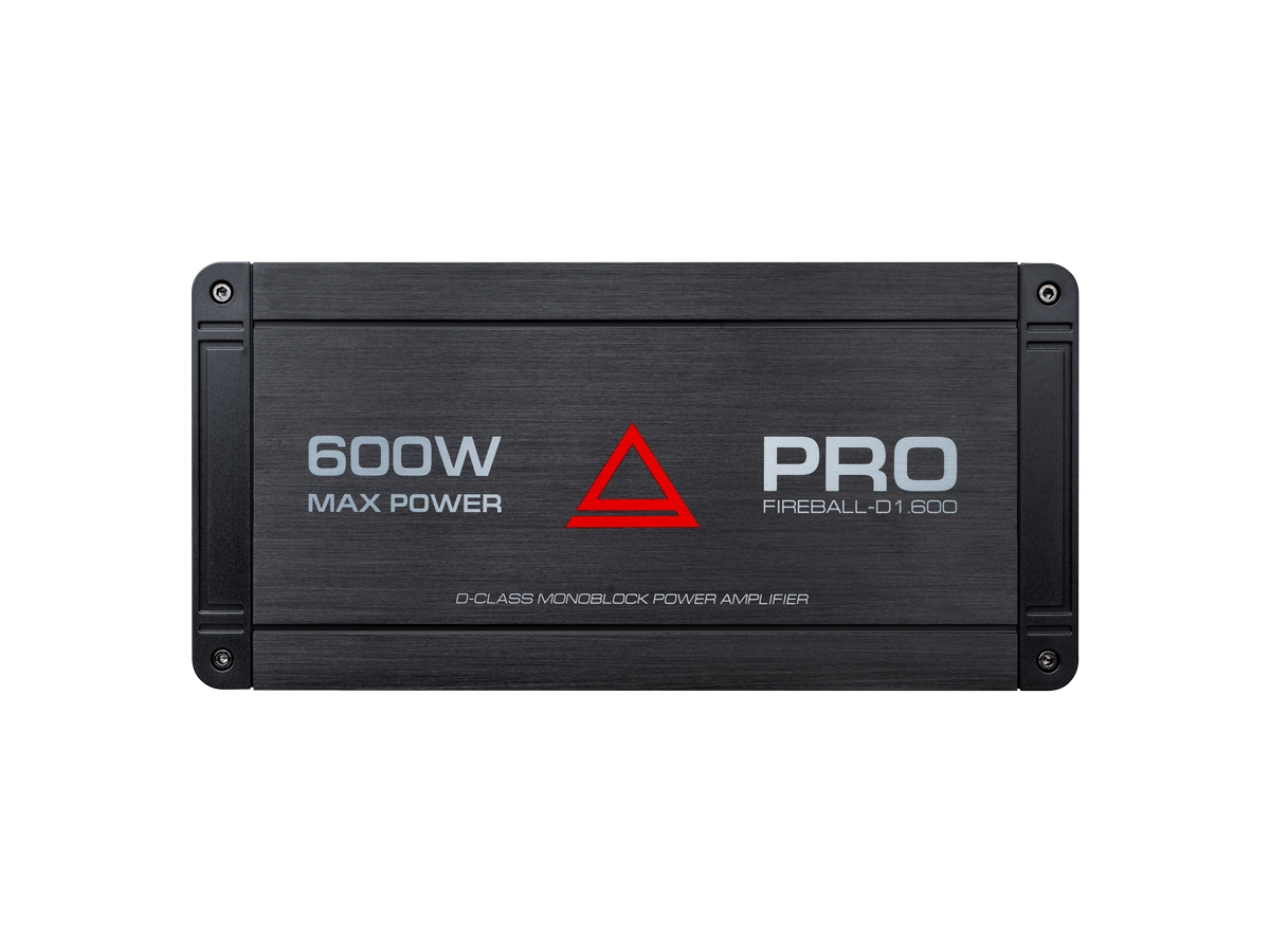 AurA | FIREBALL-D1.600 PRO | 1x250w (4 Ohm), 1x450w (2 Ohm), 1x600w (1 Ohm), 35Hz-250Hz, ДУ | 4
