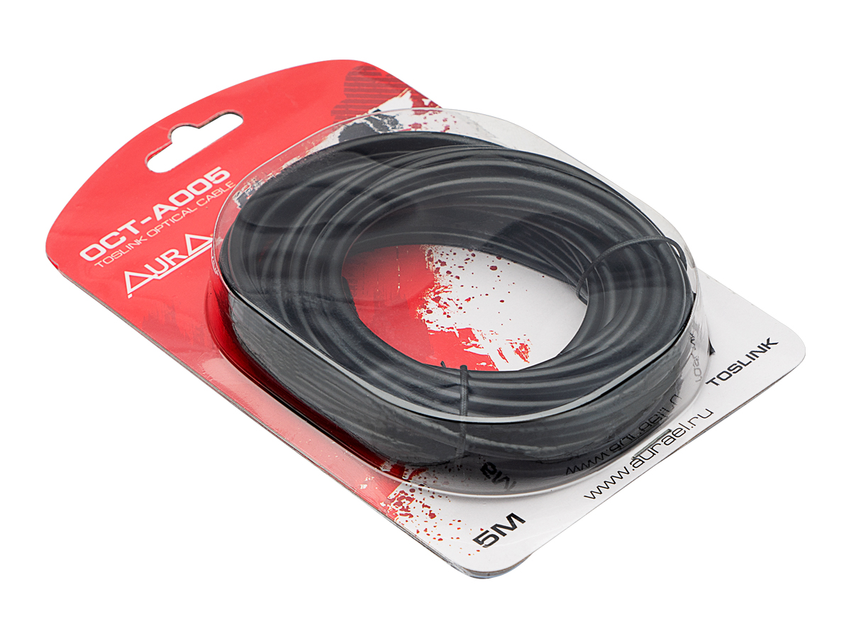 AurA | OCT-A005 | оптический кабель (TOSLINK), 5 метров | 3