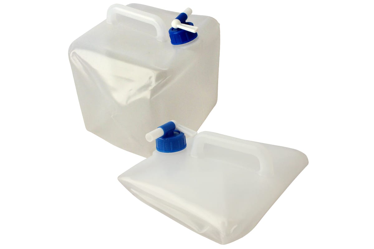 СЛЕДОПЫТ | F-06 | Канистра складная, пластиковая с краном,10 литров| 1