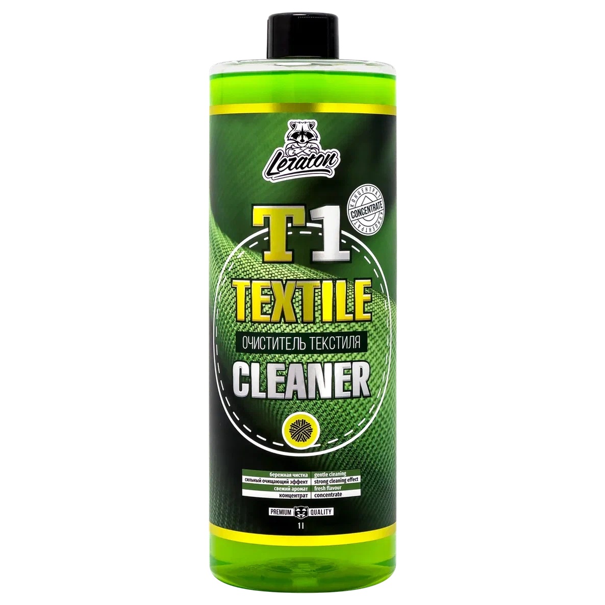 LERATON | T1 | Очиститель текстиля LERATON T1 (концентрат) 1л | 1