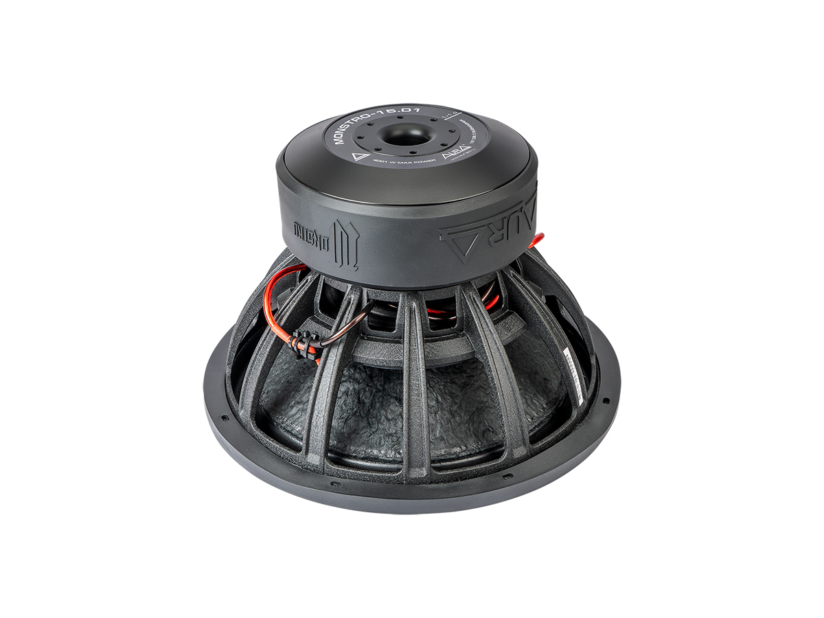 AurA | MONSTRO-15.D1 | 15" (38cm), 3" (1+1 Ом), 2001/4001w, 330 Oz, 88,3db | 4