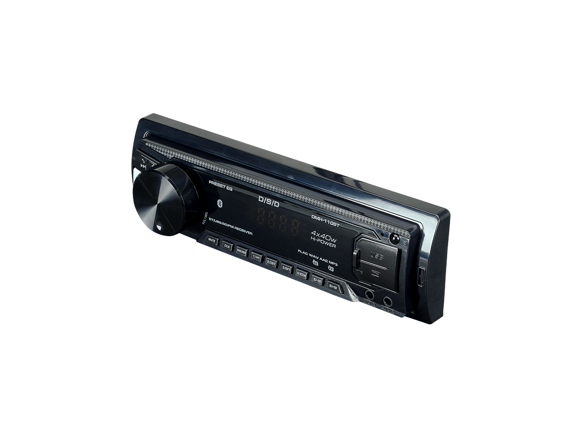 D/S/D | DMH-110BT | 4x40w, FLAC, 2xUSB/BT, APP, 1 пара RCA, зеленая подсветка | 5