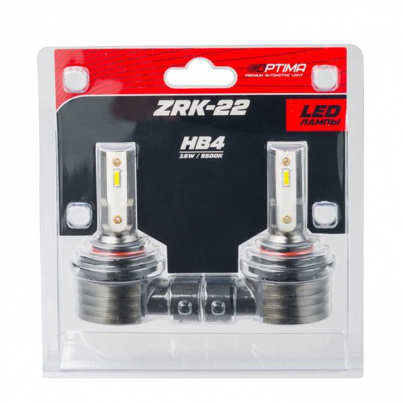OPTIMA | Z-HB4 | HB4 ZRK-22 5500K ОЧЕНЬ КОМПАКТНЫЕ , 12V комп. 2 шт. | 1