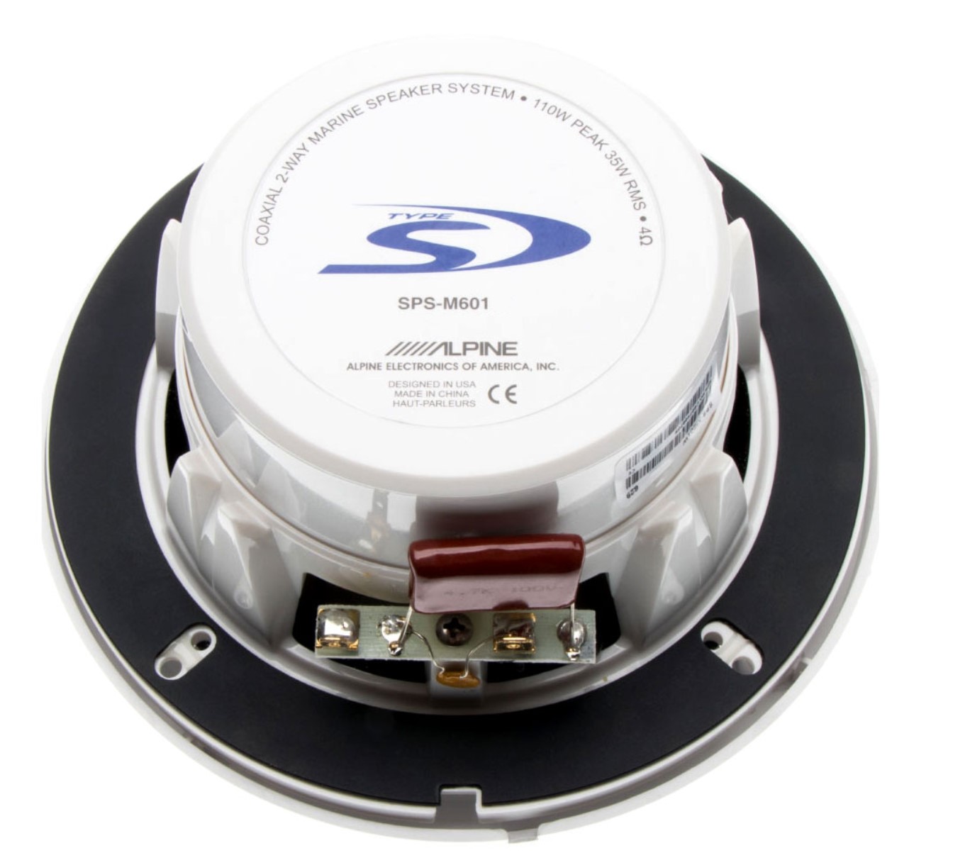 Alpine | SPS-M601 | 16 См двухполосные коаксиальны, 110Вт, 50Гц-20кГц, 89Дб | превью 3