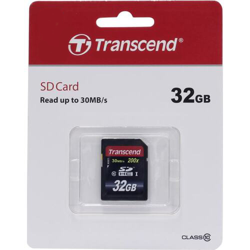 Transcend | SD 32Gb TS32GSDHC10 | Карта памяти SD 32Gb , Class 10 | превью 1