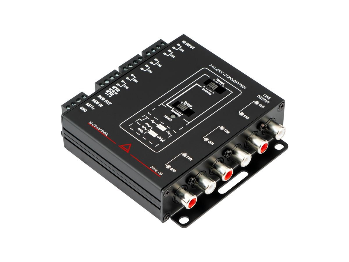 AurA | RHL-6 | Конвертор уровня, 6 каналов, силовой вход - RCA выход, сумматор | превью 1