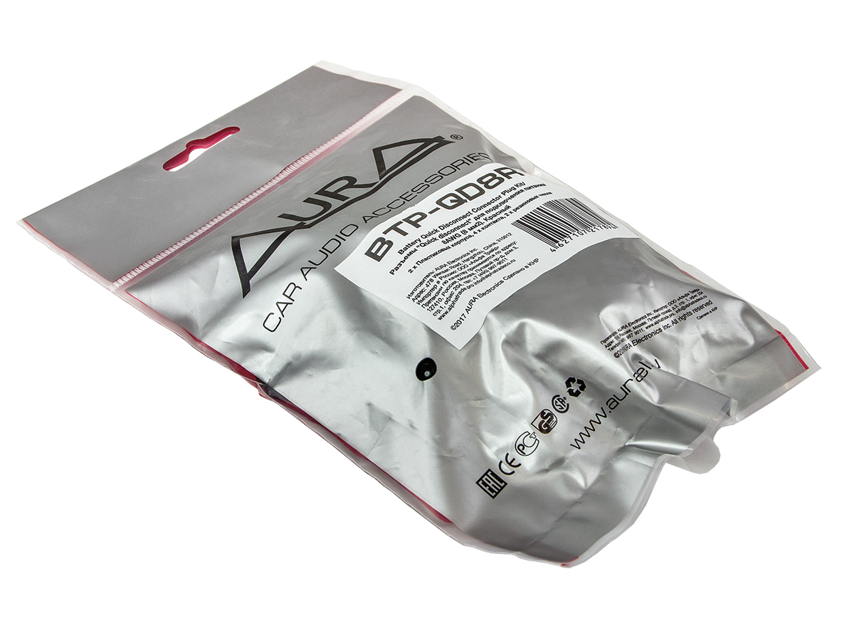 AurA | BTP-QD8R | Разъем быстрого подключения, 8AWG, 50A, влагозащищенный, красный | превью 3