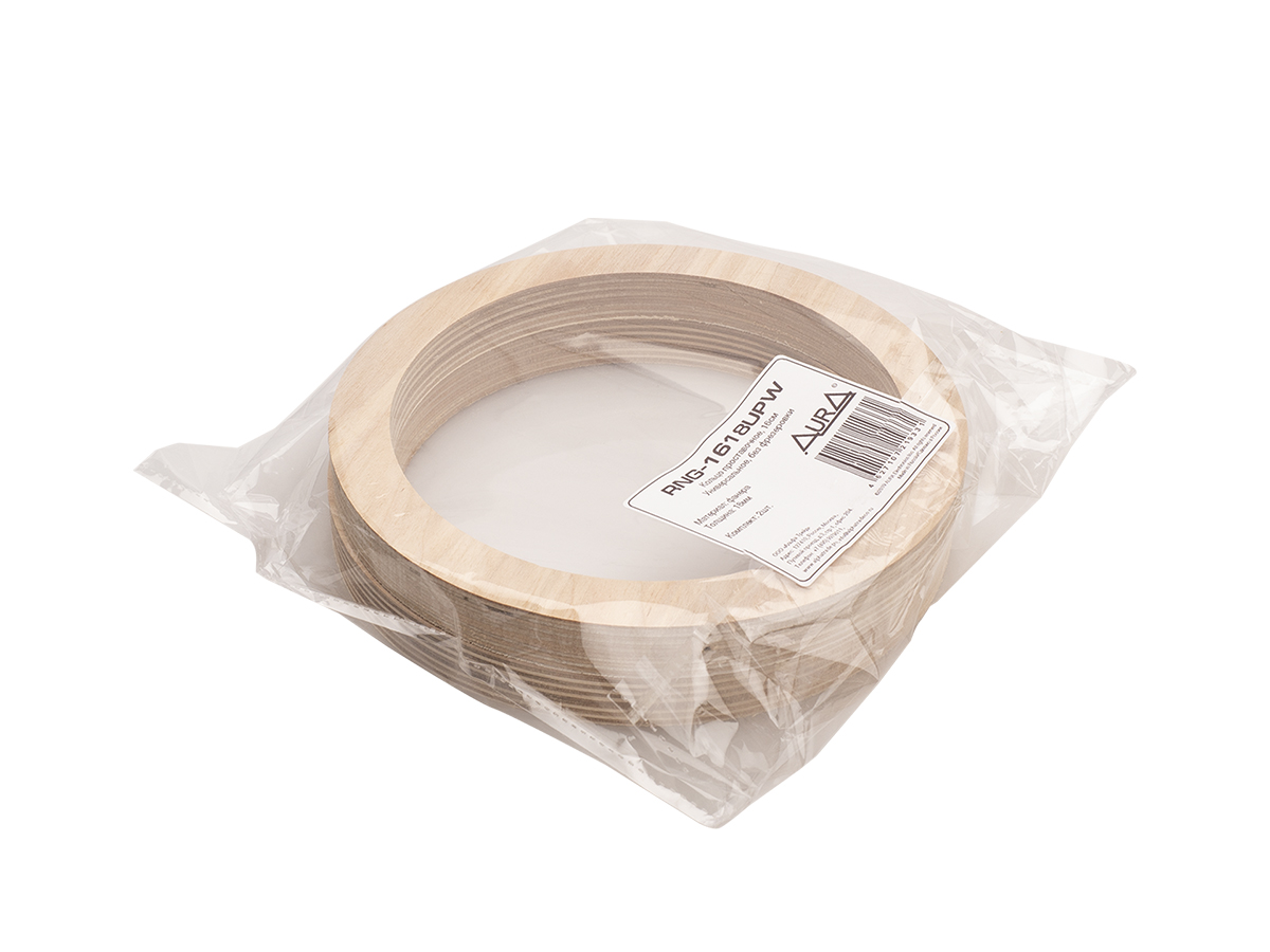 AURA | RNG-1618UPW | Кольцо проставочное универсальное под 16 См , толщина 18 мм, ФАНЕРА, ПАРА | превью 2