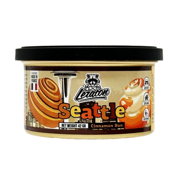 LERATON | Seattle | Ароматизатор для автомобиля в банке (Cinnamon Bun/Булочка с корицей) | превью 1
