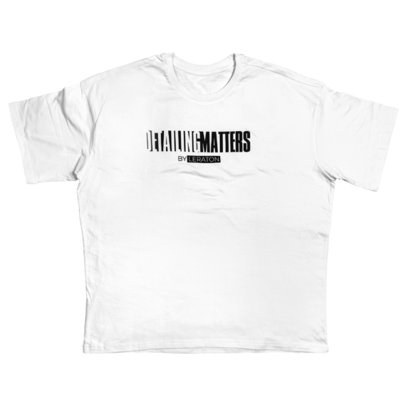 LERATON | WEAR | Футболка оверсайз «Detailing Matters» белая, размер XXL | превью 1