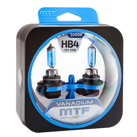MTF | Vanadium HB4 9006 | 12V 55W комплект ламп накаливания, 5000К | превью 1