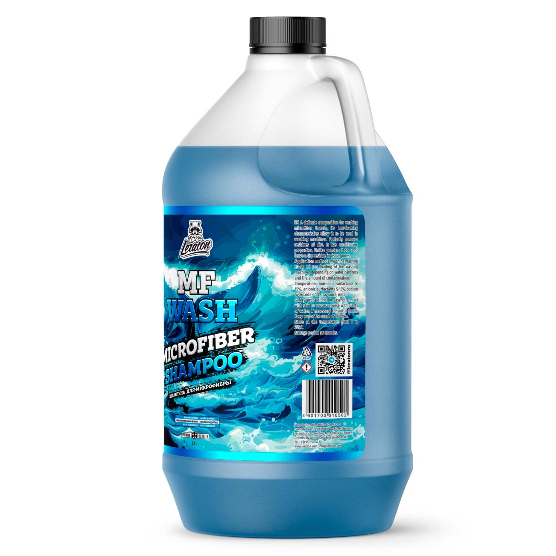 LERATON | MF WASH | Шампунь для микрофибр LERATON MF WASH 3,8 л| превью 3