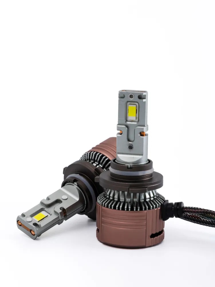 AOZOOM | P12 HB3/4 | с вентилятором , 5500K , 12V, 75 Вт, 6000 Lm комплект 2 шт. | 1