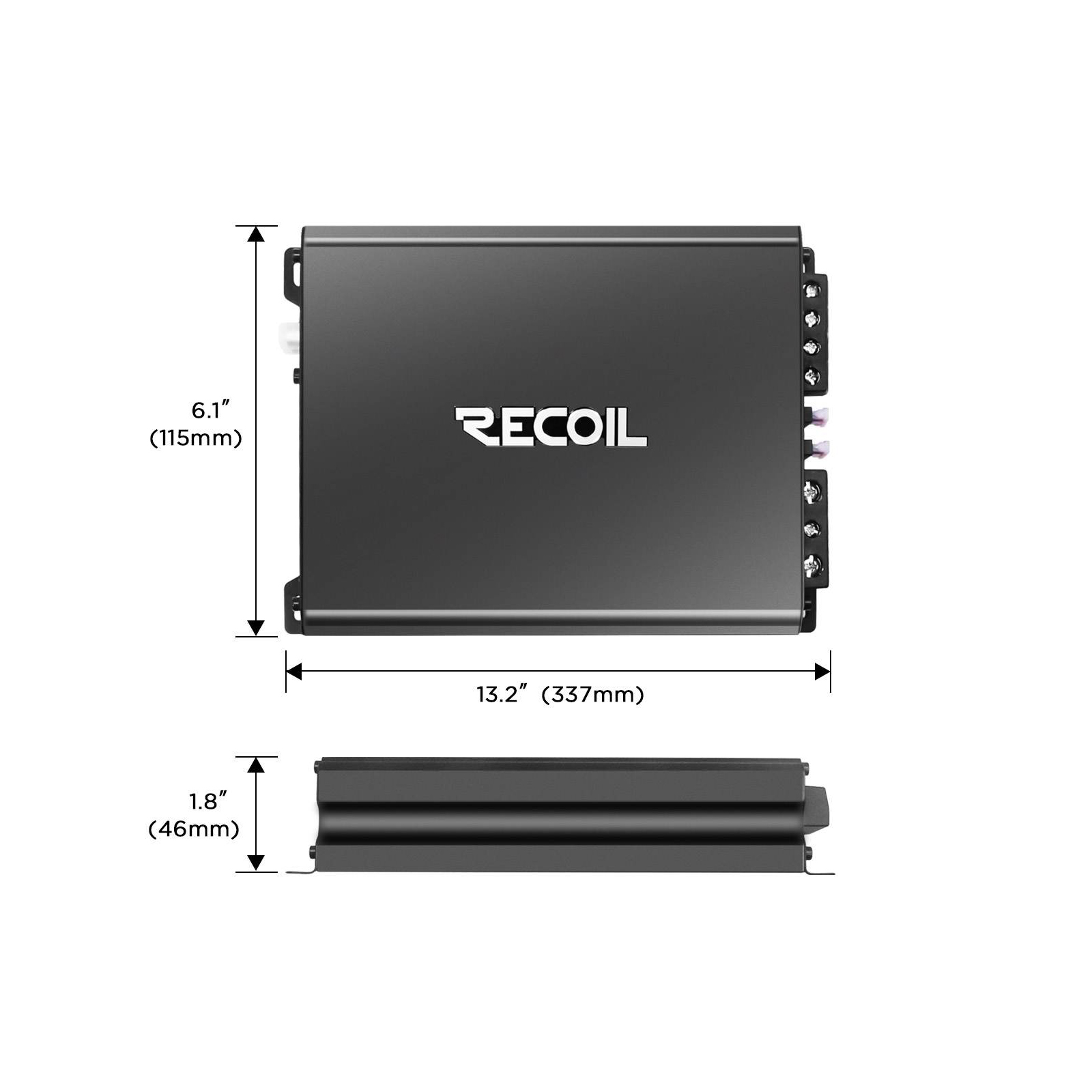 Recoil | DI1200.1 | 1-х канальный усил., 1х650/1200/min2Om | 5