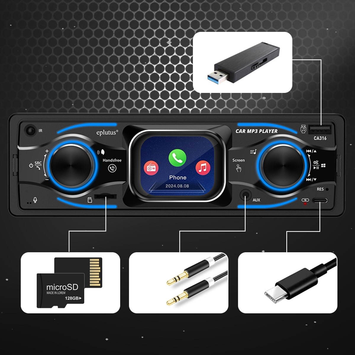 Eplutus | CA316 | 45 Вт х 4. | 5