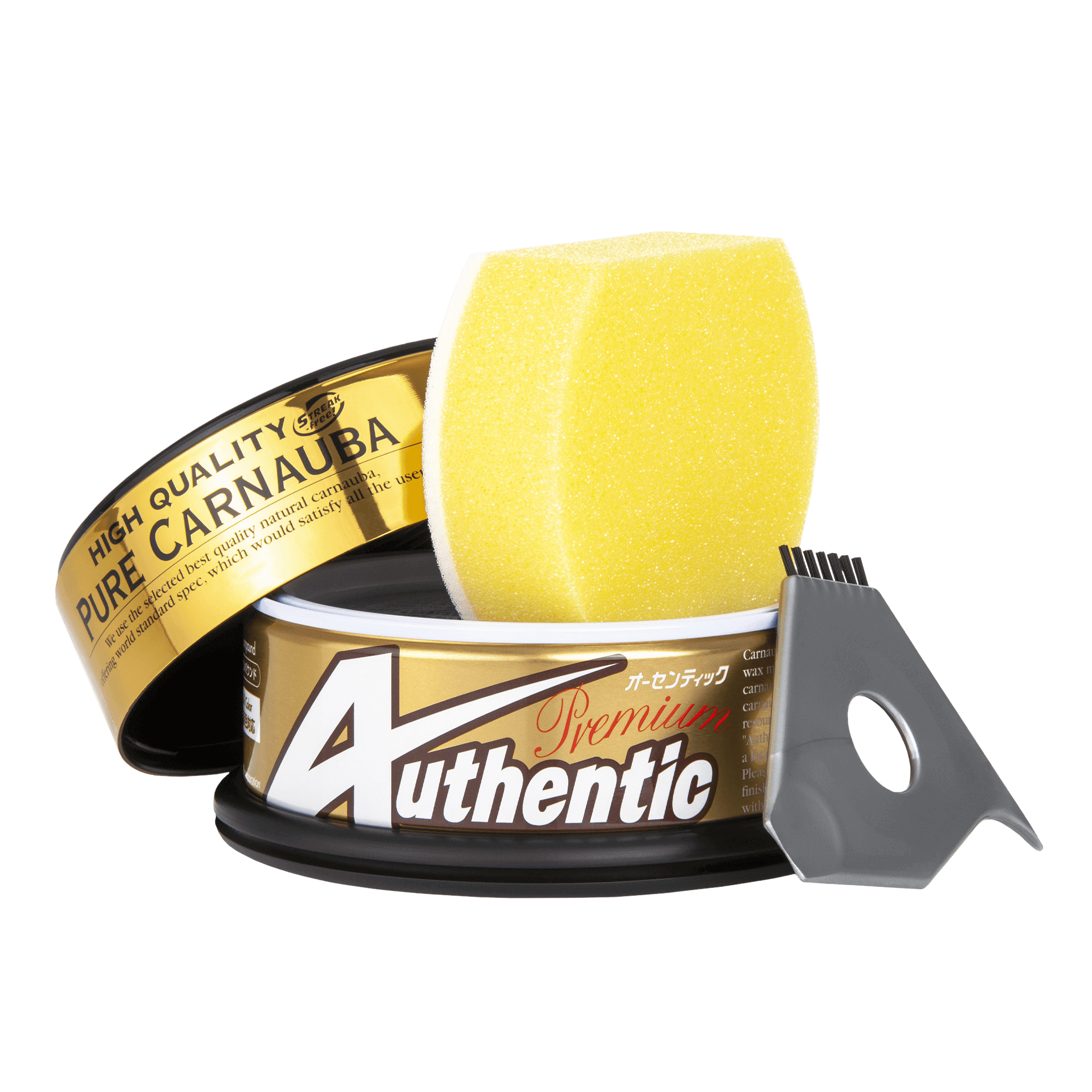 Soft99 | Authentic Premium (200 гр.)| полироль с воском Карнауба для кузова для всех цветов | превью 3