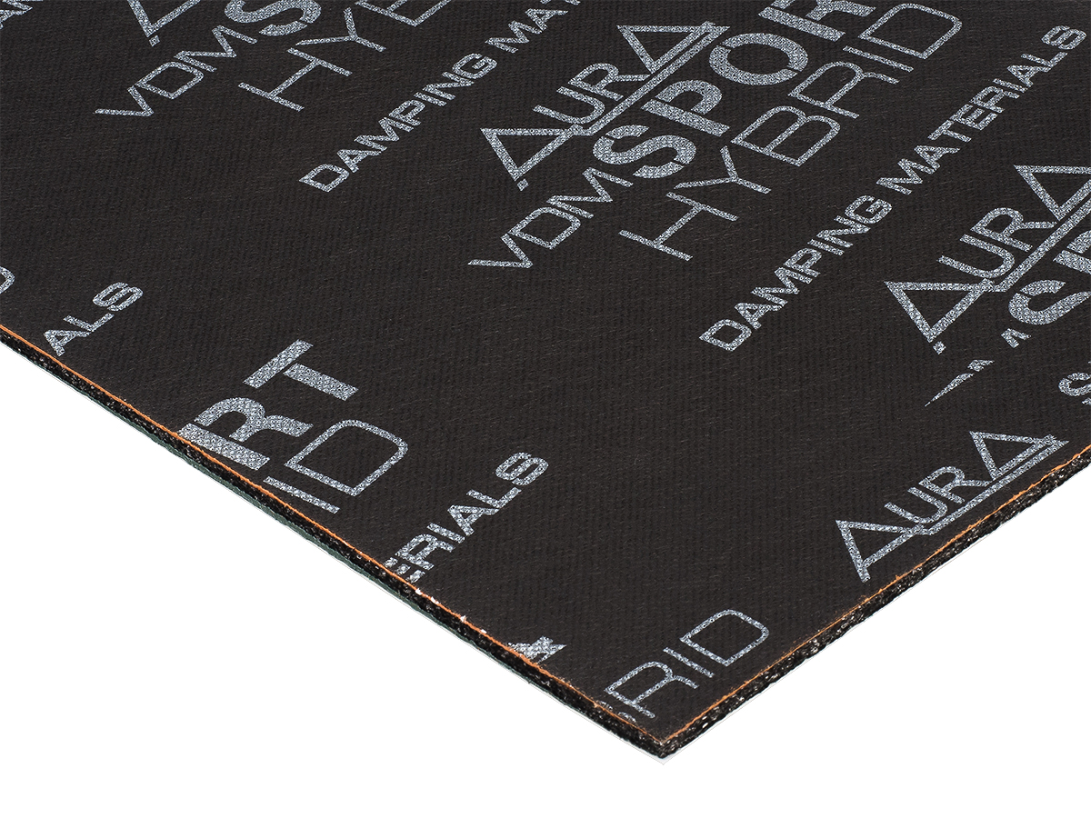 AurA | VDM-SPORT HYBRID  | Мембранная звукоизоляция, толщ 6 мм, 500 мм х 275 мм, пачка 10 л | превью 1