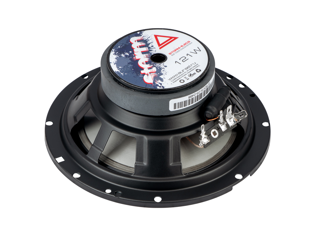 AurA | STORM-6.2CS | V2!!, 6,5" (16cm), 2-пол., комп., ВЧ-ШЕЛК, 61/121w, 70Hz - 20kHz, 90db, сетки| 6
