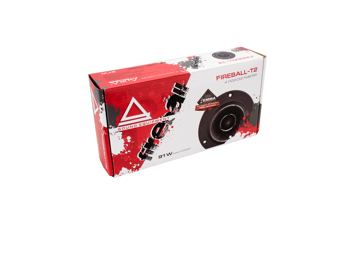 AurA | FIREBALL-T2 | ВЧ 4" (10cm), ПАРА, 4 Ом, 51/91w, 100db, 3kHz - 20kHz, 28mm | 6