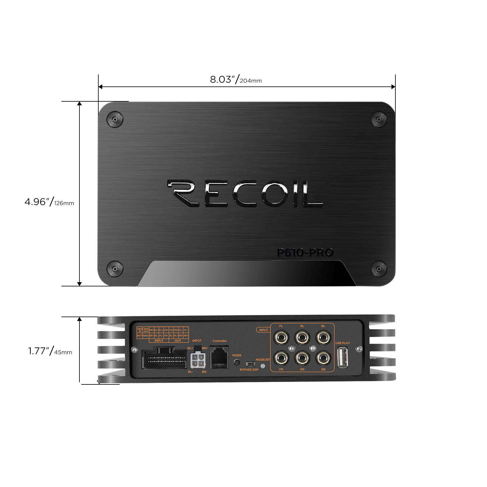 Recoil | P610-PRO | процессор со вст. усилит.  | 6