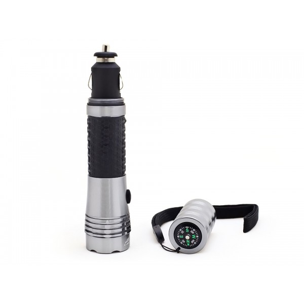 Stinger | BW-115Y | Фонарик диодный аккумуляторный 1Вт, от прикуривателя,компас | превью 2