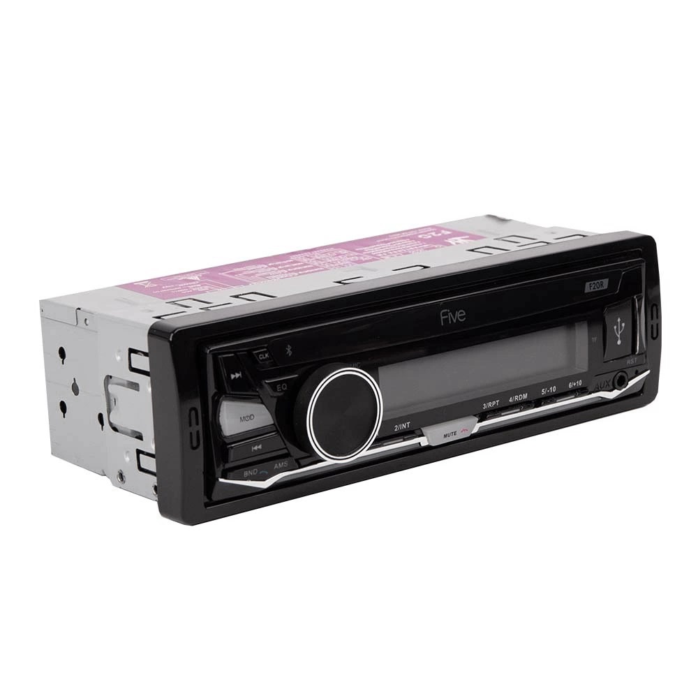 FIVE | F20R | 1din/красная/Bluetooth/USB/AUX/SD/FM/4*50 | превью 3