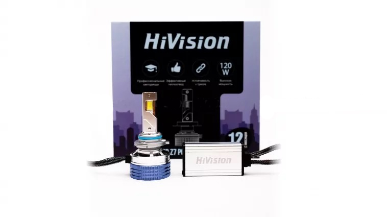 HiVision | Z7 Power Bright | HB4 Для линз. оптики 6000K, 8000Lm  ком. 2 шт. | превью 1