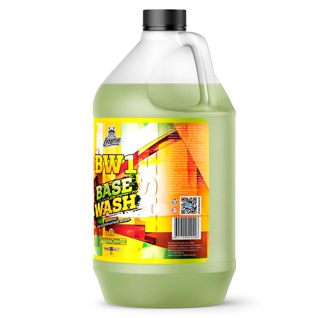 LERATON | BW1 | Шампунь для бесконтактной мойки BASE WASH 3,8кг | превью 3