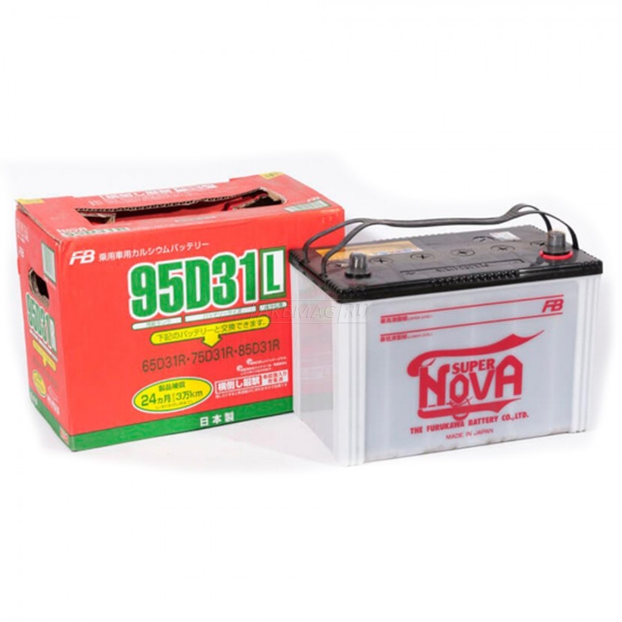 FURUKAWA BATTERY | FB SUPER NOVA 95D31L | Аккумулятор FB SUPER NOVA 95D31L, 80Ah, 740A, 304x171x227| превью 3