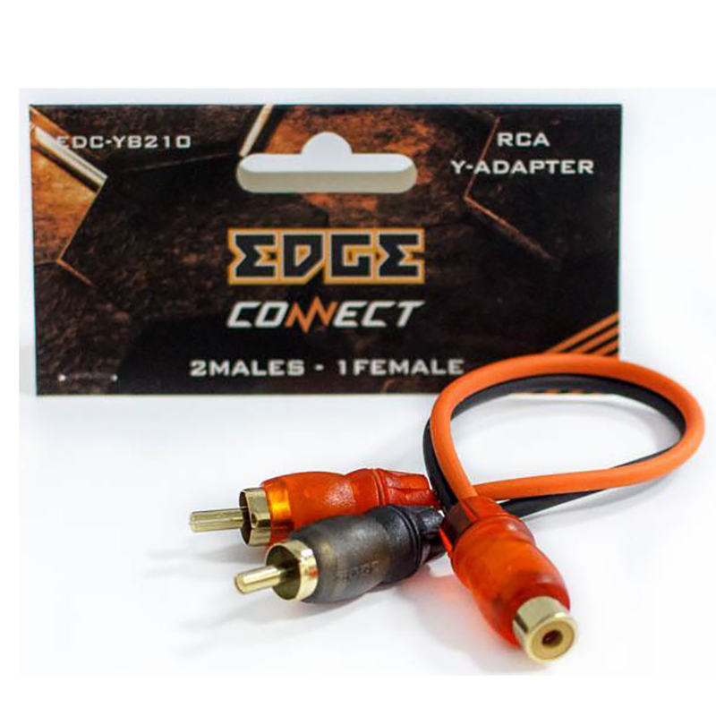 EDGE | EDC-YB210 | RCA- Y кабель 2папы- 1мама, 1 шт. | превью 1