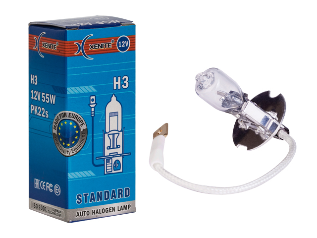 XENITE | H3 STANDART | 12V 55W | упаковка 1шт. превью 1