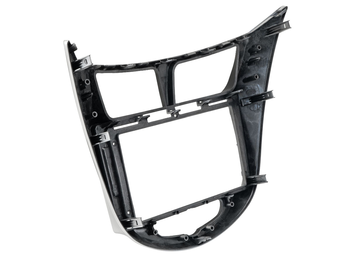 Incar | RHY-FC803 | Рамка 9" Hyundai Solaris 2011-2017, BLACK/SILVER | 2