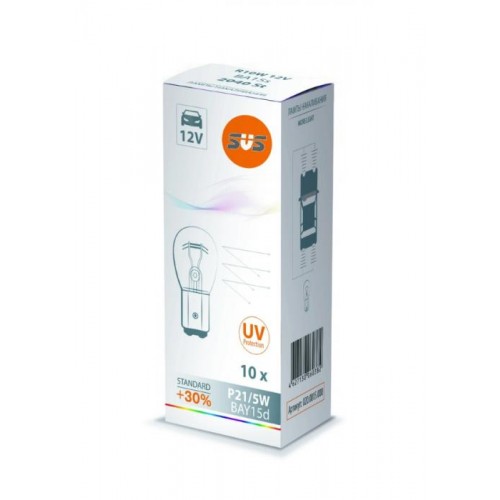 SVS   | P21/5W 0200014000  | Лампа P21/5W 12V  уп.10 шт. | превью 1