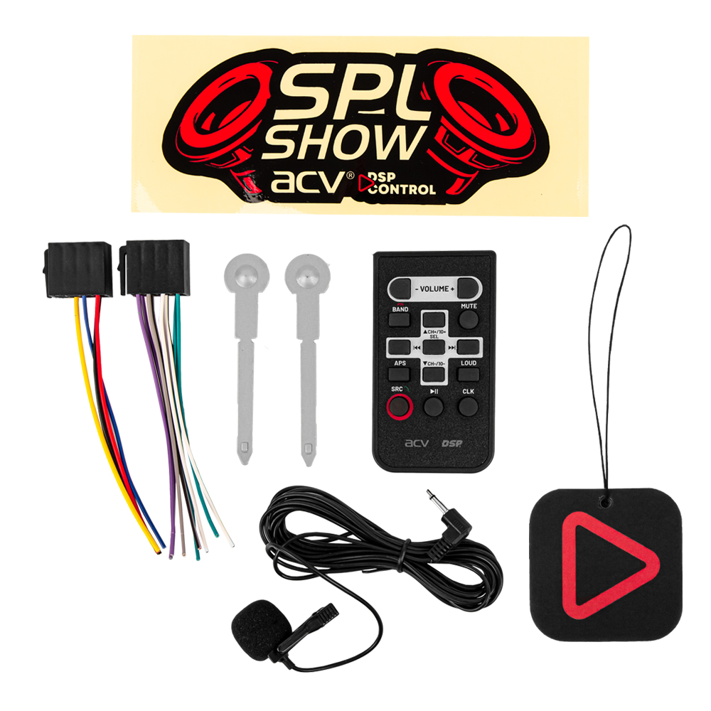 ACV | ADX-903BM DSP | 1din/мультицвет/FM/MP3/USB/BT/SD/FM/4*50 | 4