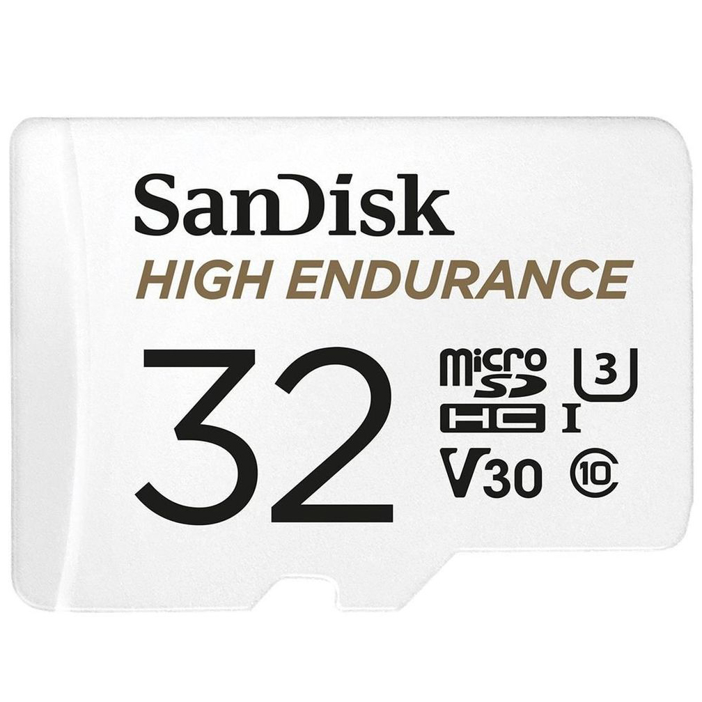 SanDisk | MicroSD 32Gb UHS-I U3 | Карта памяти +адаптер Class 10 Hgh Endurance V30 UHS-I U3 | превью 2