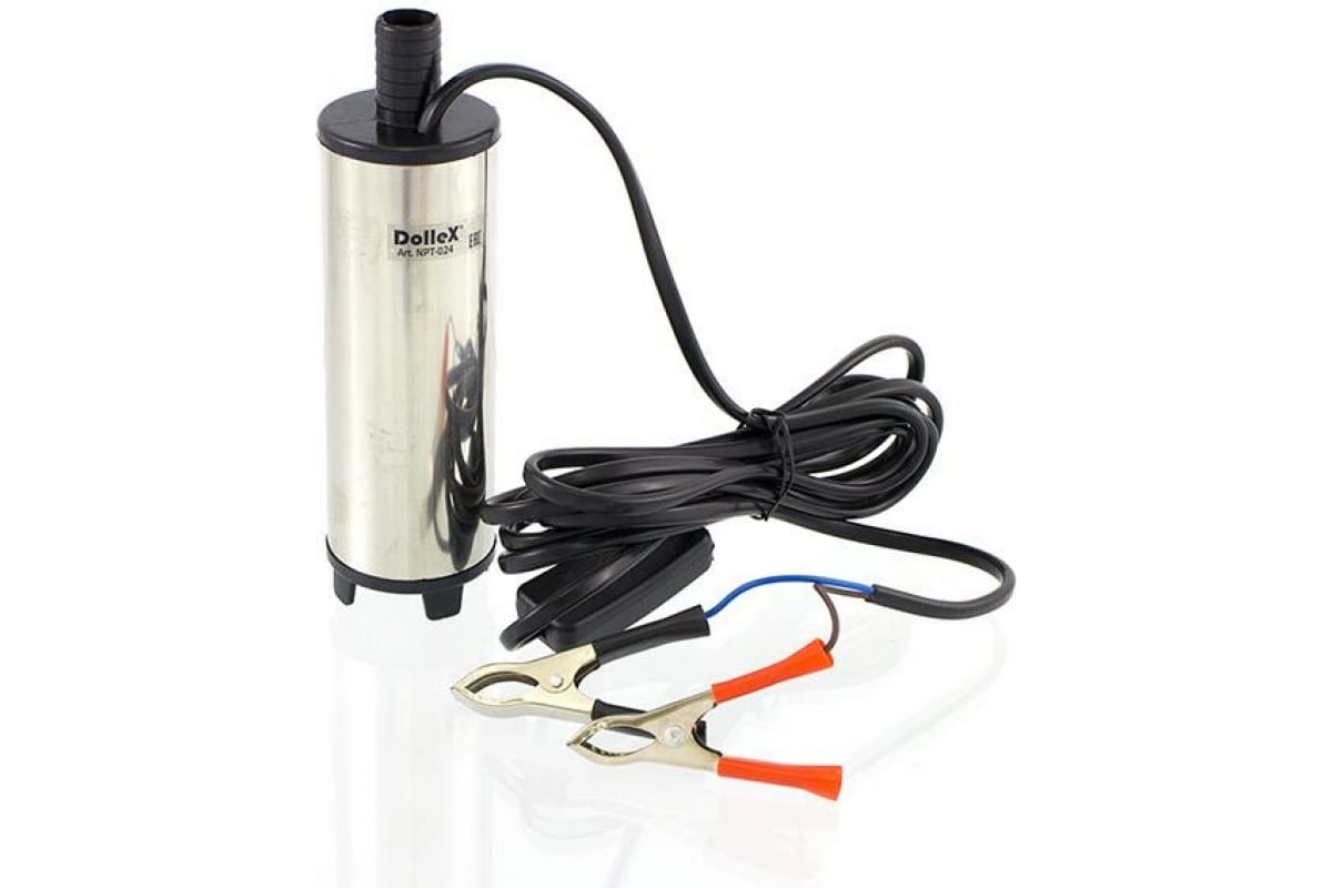 DolleX | NPT-024 | Насос перекачки топлива погружной с фильтром 24V, 3.5A, 30 л/мин| превью 1