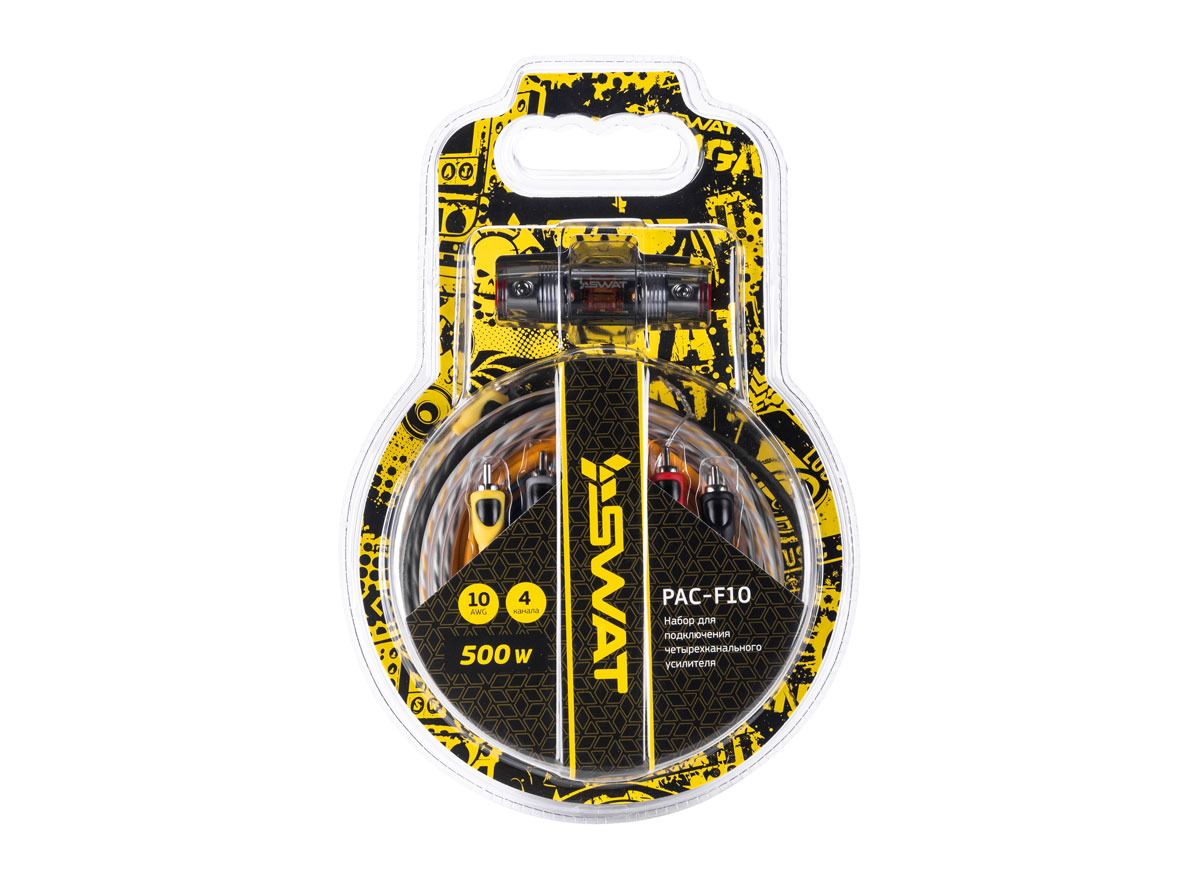 Swat | PAC-F10 | для 4-х кан. усилителя, сил. каб 10Ga  | превью 1