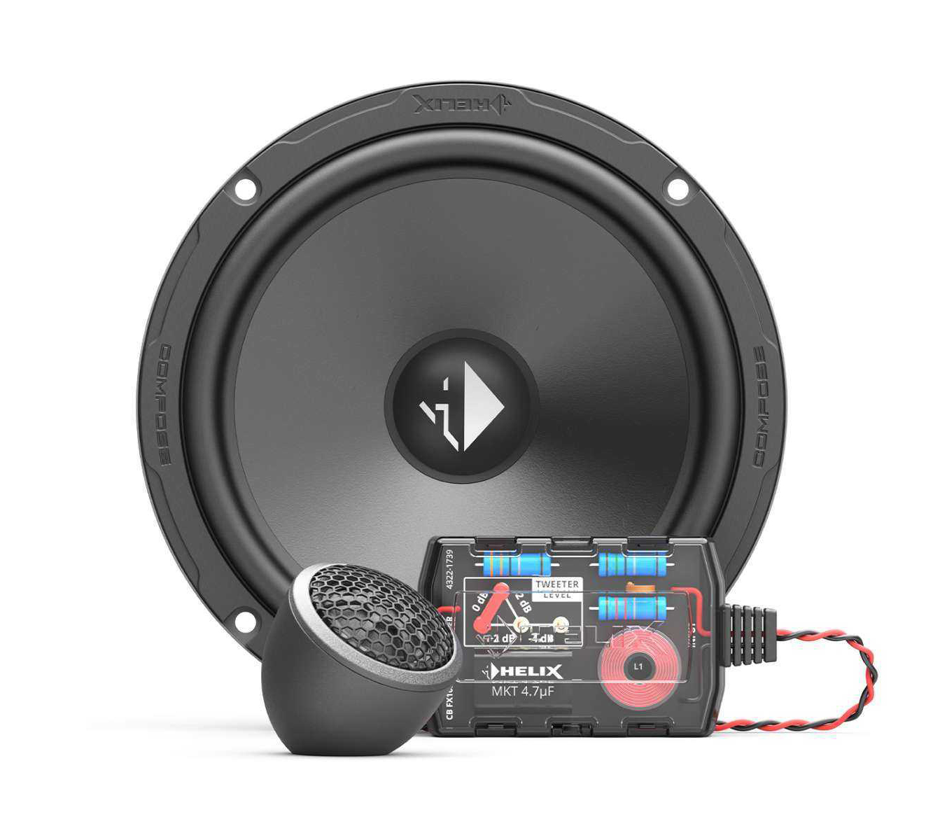 Helix | CB K165.2-S3 | 2-х компонентная, нч/сч, 6.5"20мм, 80/120Watts, 3Om | превью 3