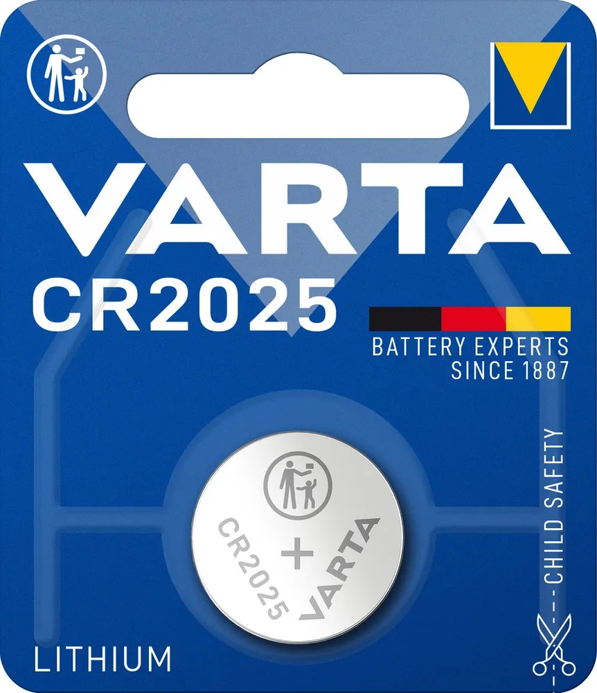 Varta | CR2025 | Батарейка Varta ELECTRONICS CR2025 BL1 Lithium 3V 1шт. ЦЕНА за 1шт. | 1